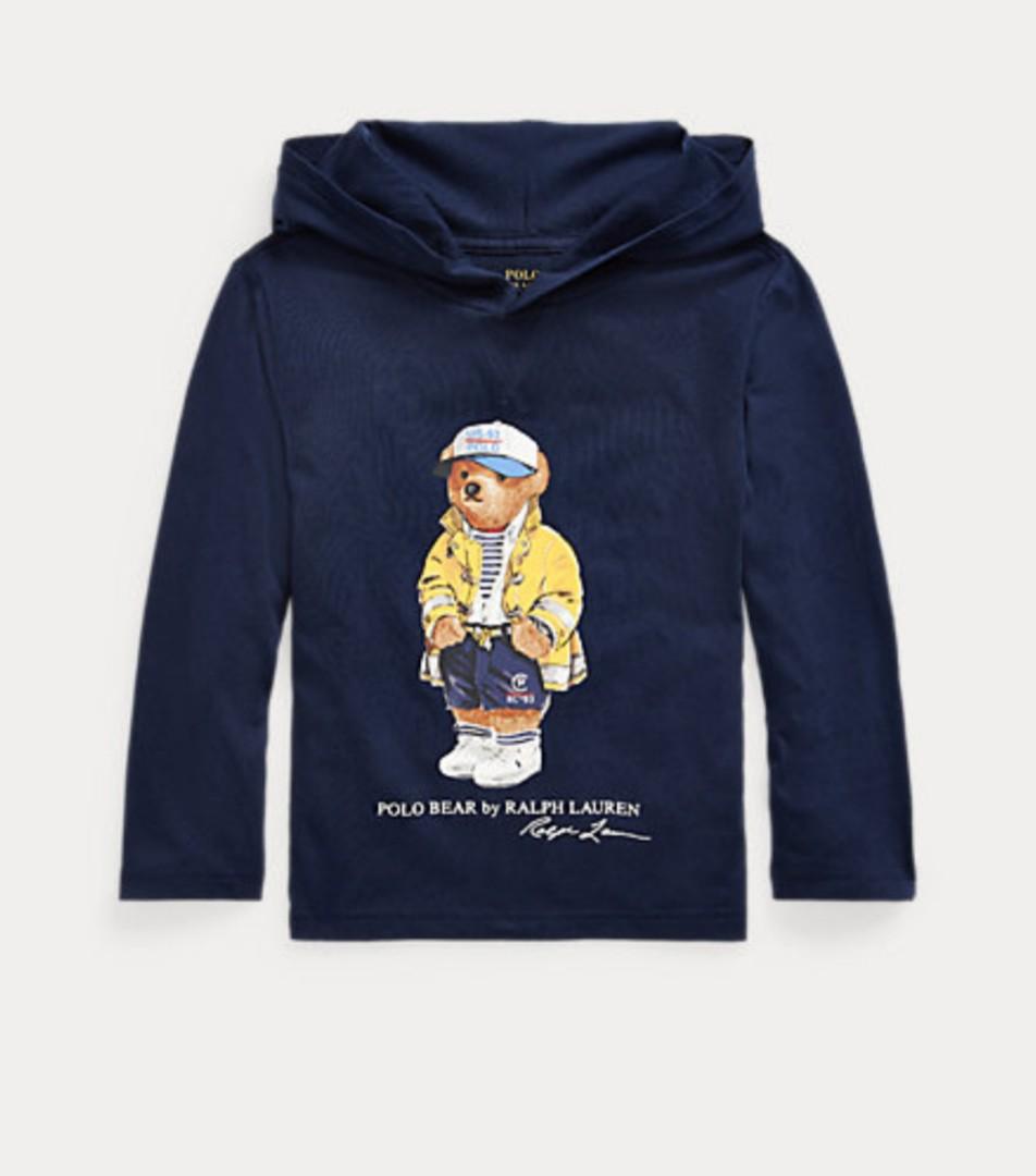 Polo Ralph Lauren Polo Bear Cotton Hooded Tee Men s Fashion Tops