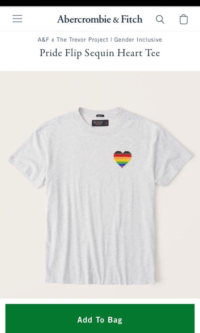 abercrombie heart pride shirt