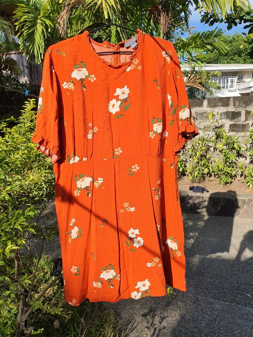 Primark 2025 orange dress