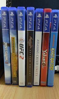 PS4 GAMES BUNDLE