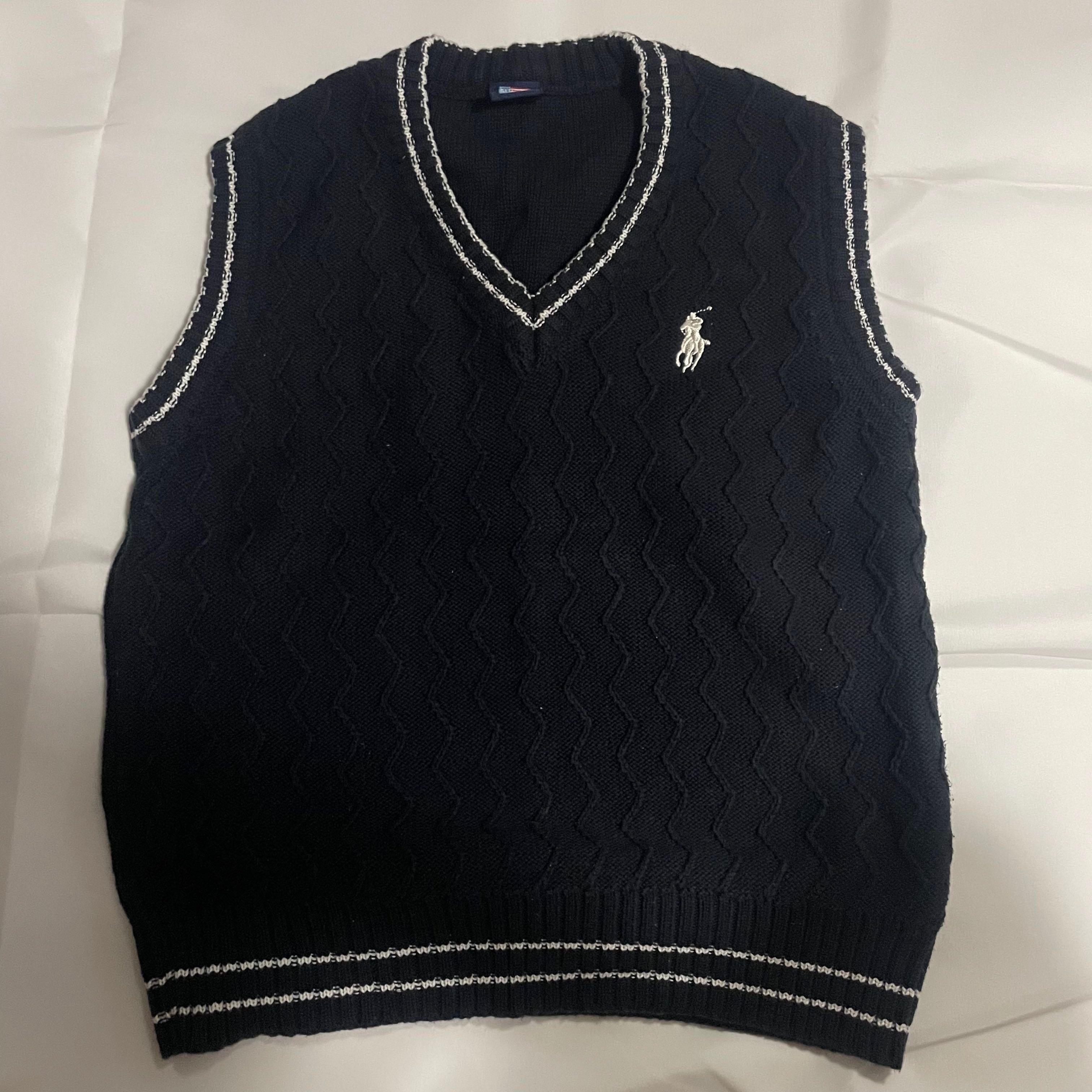 ralph lauren knit vest sweater top 