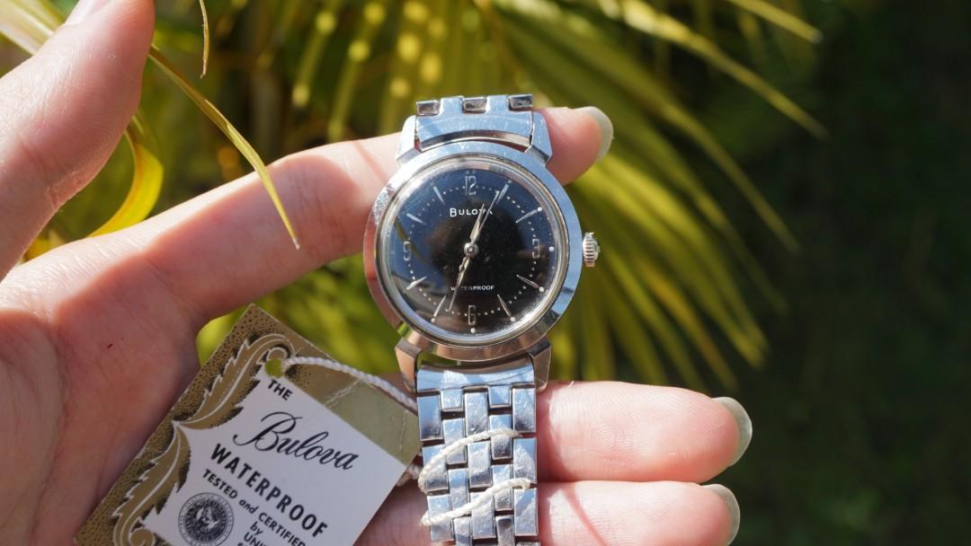 Vintage bulova waterproof watches shop
