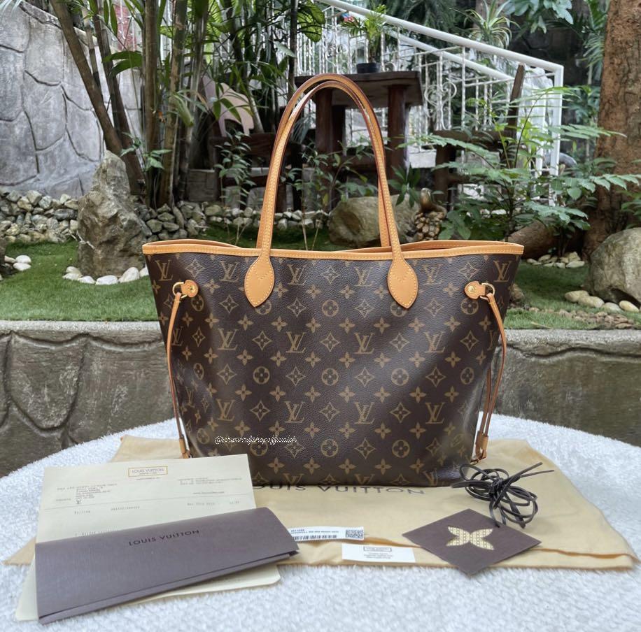 LV Neverfull Vintage with date code, Luxury, Bags & Wallets on Carousell