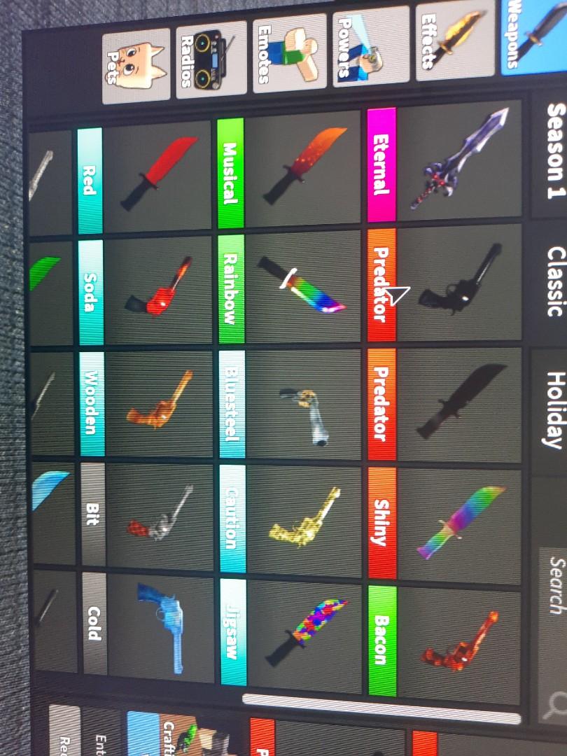 Selling - mm2 skins - EpicNPC