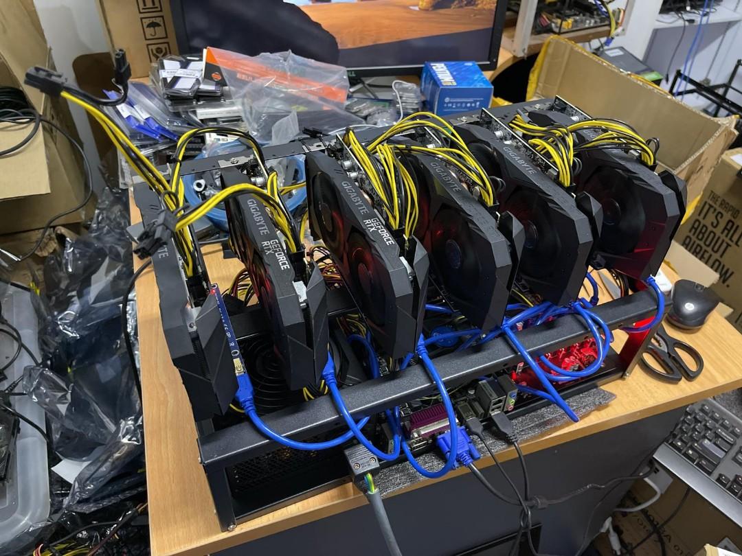 RTX 2060 MINING RIG GPU MINER FOR ETHASH ETHEREUM BTC BITCOIN raven  cryptocurrency, Computers & Tech, Parts & Accessories, Computer Parts on  Carousell