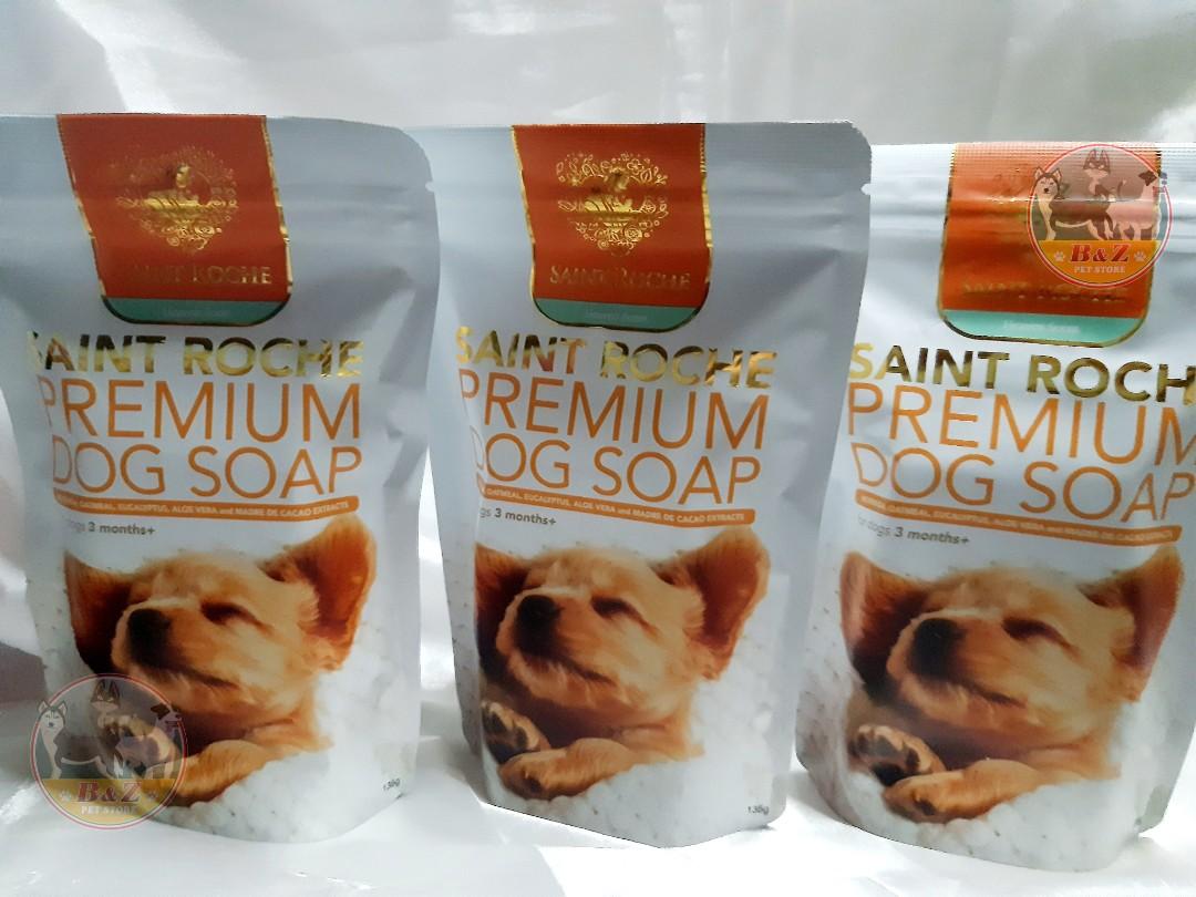 saint roche dog soap