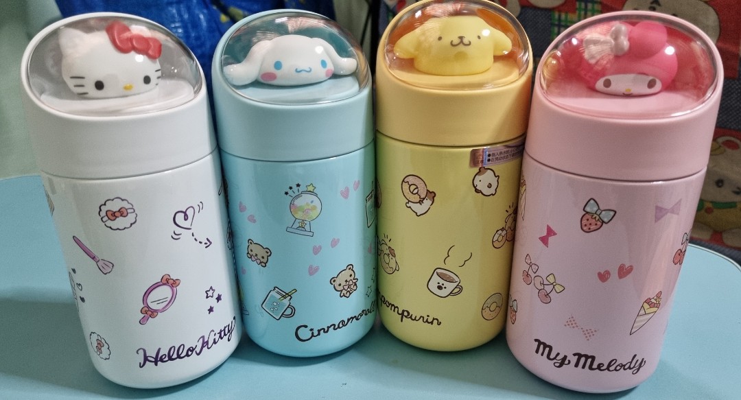 Sanrio x Miniso - Keep The Thirst Away Glass Water Bottle | Moonguland