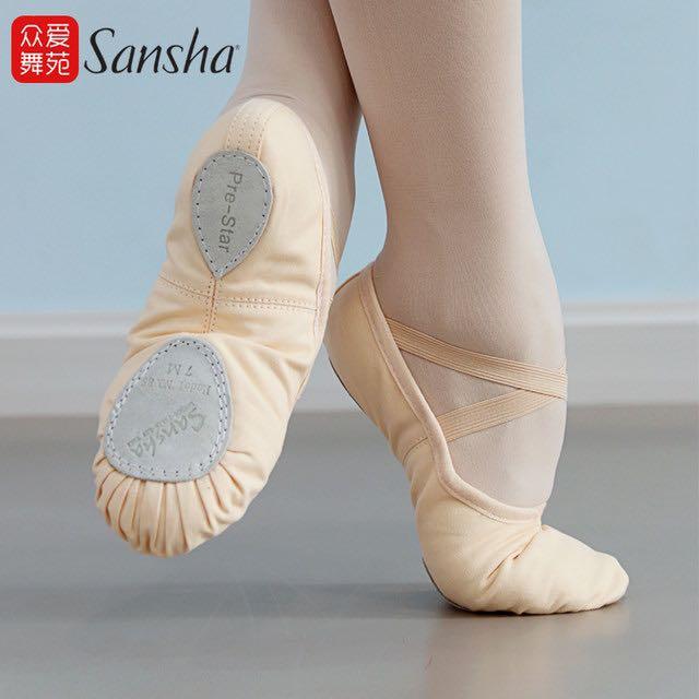 Sansha split best sale sole ballet shoes