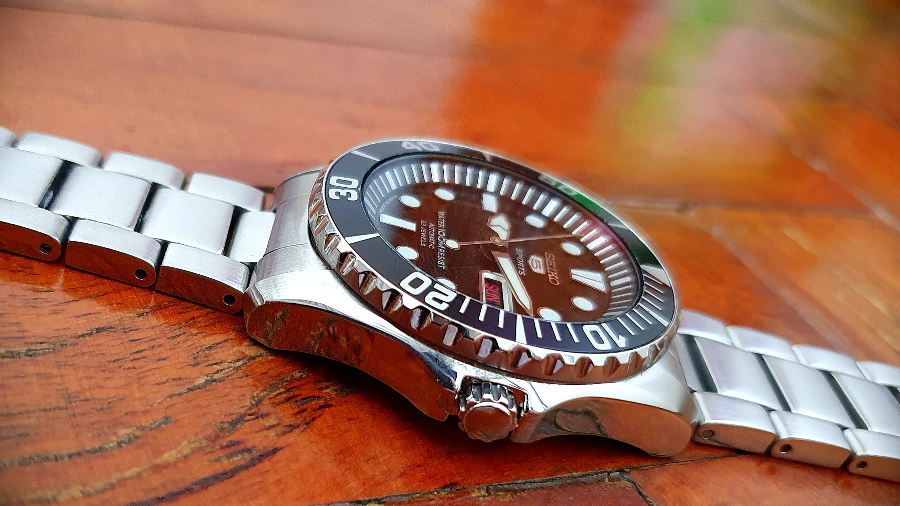 Seiko 5 Sports Sea Urchin ref.SNZF17 Men s Fashion Watches Accessories Watches on Carousell