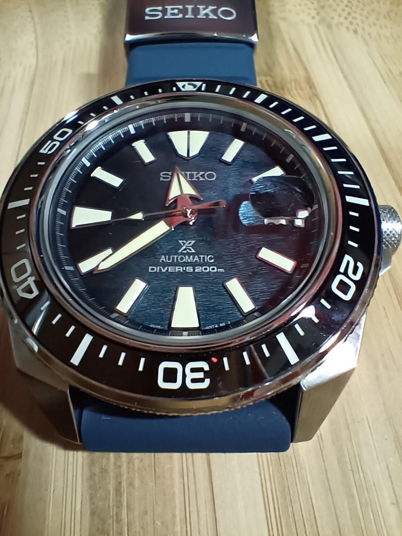 Seiko prospex samurai SRPF79k1 dark manta ray, Men's Fashion, Watches &  Accessories, Watches on Carousell
