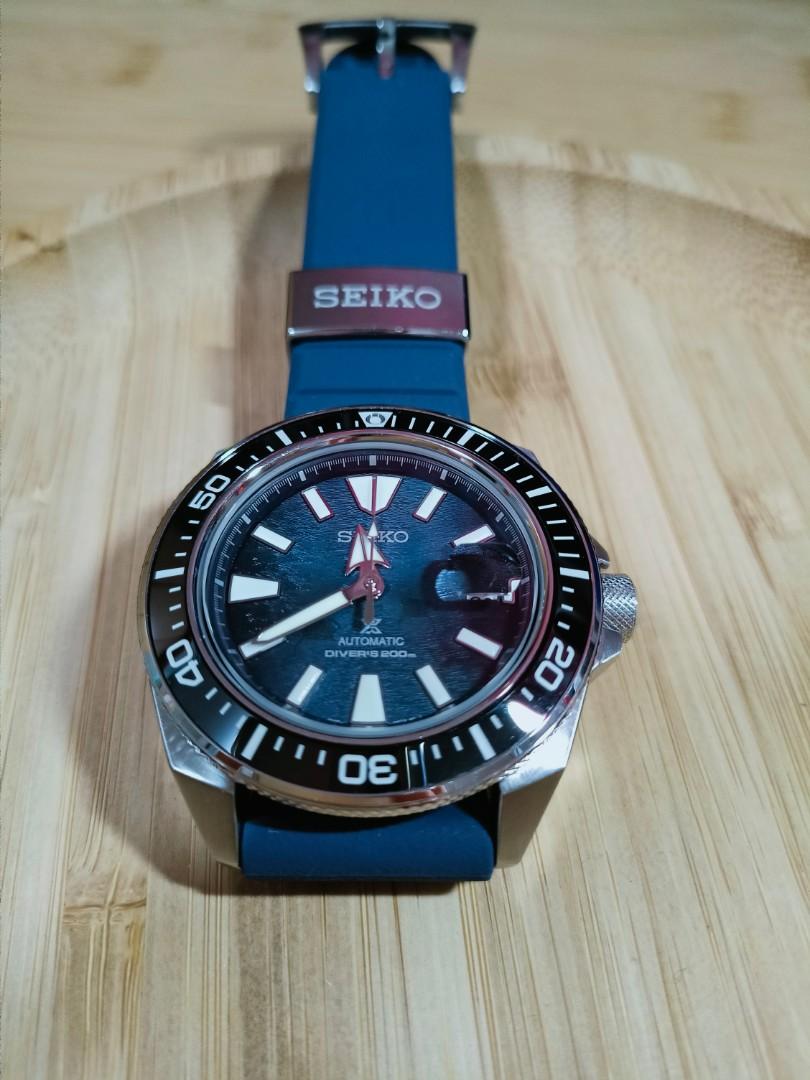 Seiko prospex samurai SRPF79k1 dark manta ray, Men's Fashion, Watches &  Accessories, Watches on Carousell