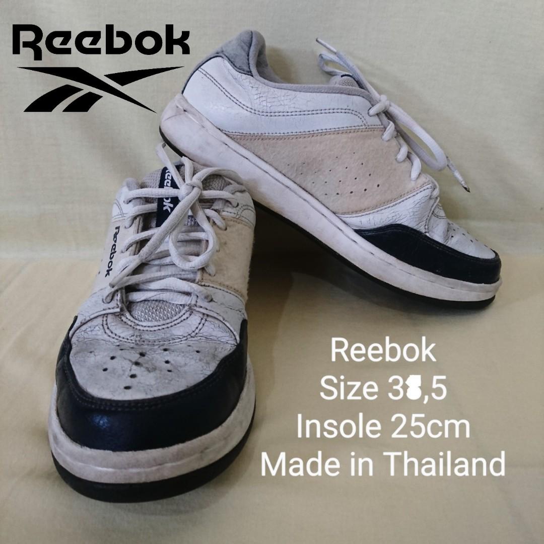 Sepatu reebok size 38 insole 25cm made in Thailand