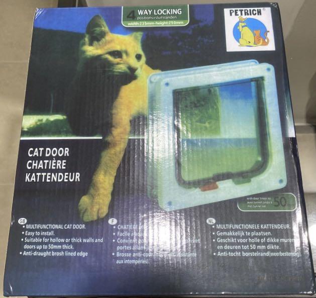 Small Dog Cat Door Flap Doggy Door Pet Supplies Homes Other Pet Accessories On Carousell