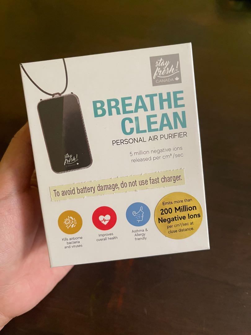 Stay fresh breathe clean personal air purifier Beauty Personal