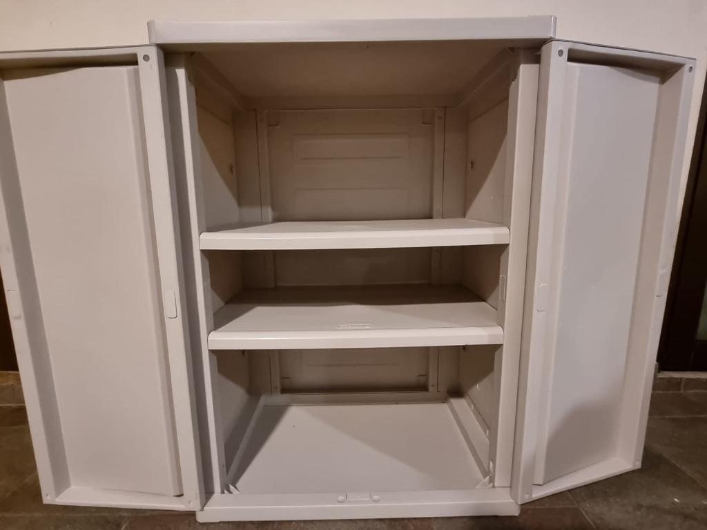 Sterilite Plastic Storage Cabinet Light But Sy Indoor Or Outdoors Furniture Home Living Shelves Cabinets Racks On Carou