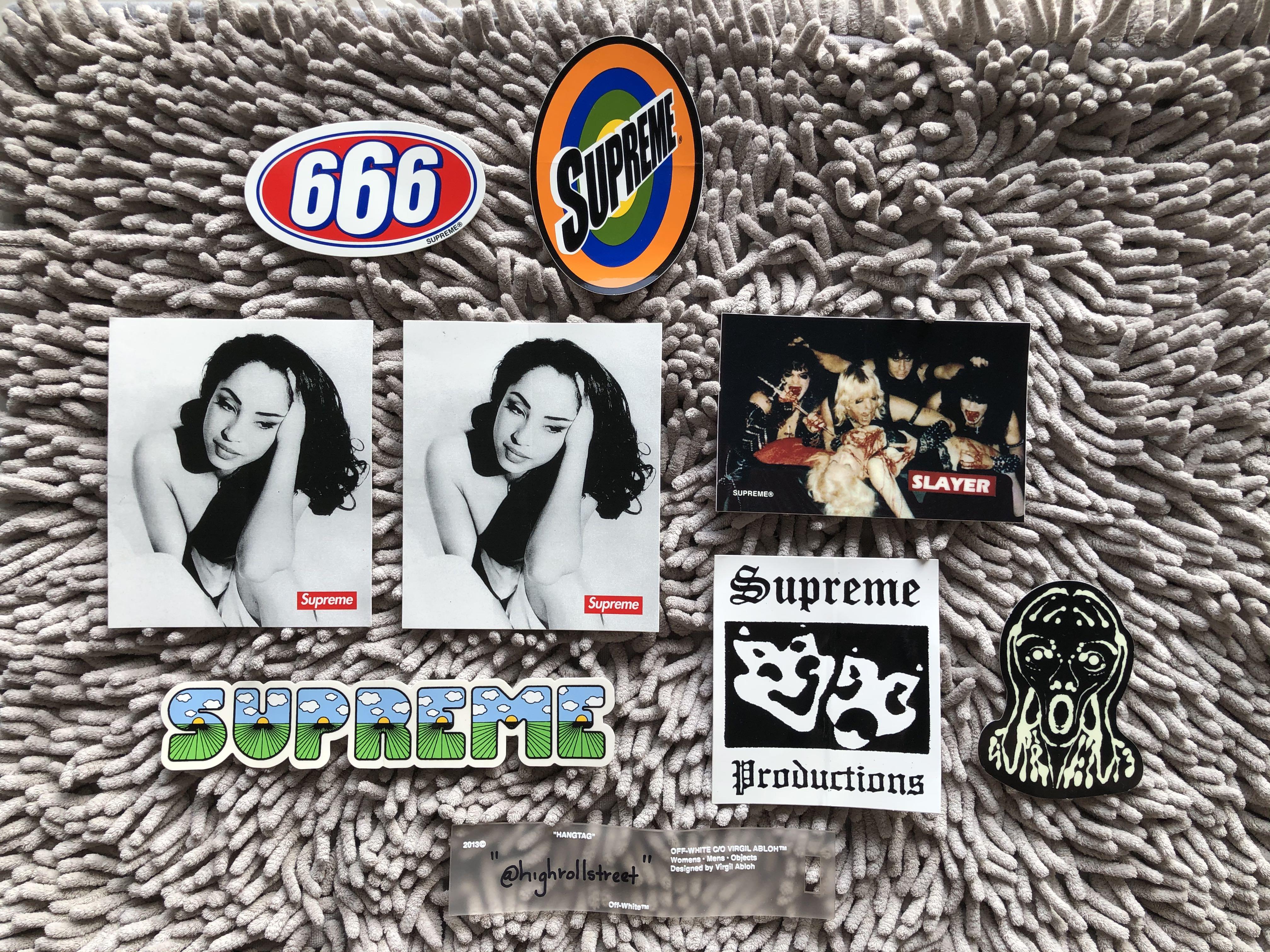 supreme 666 sticker