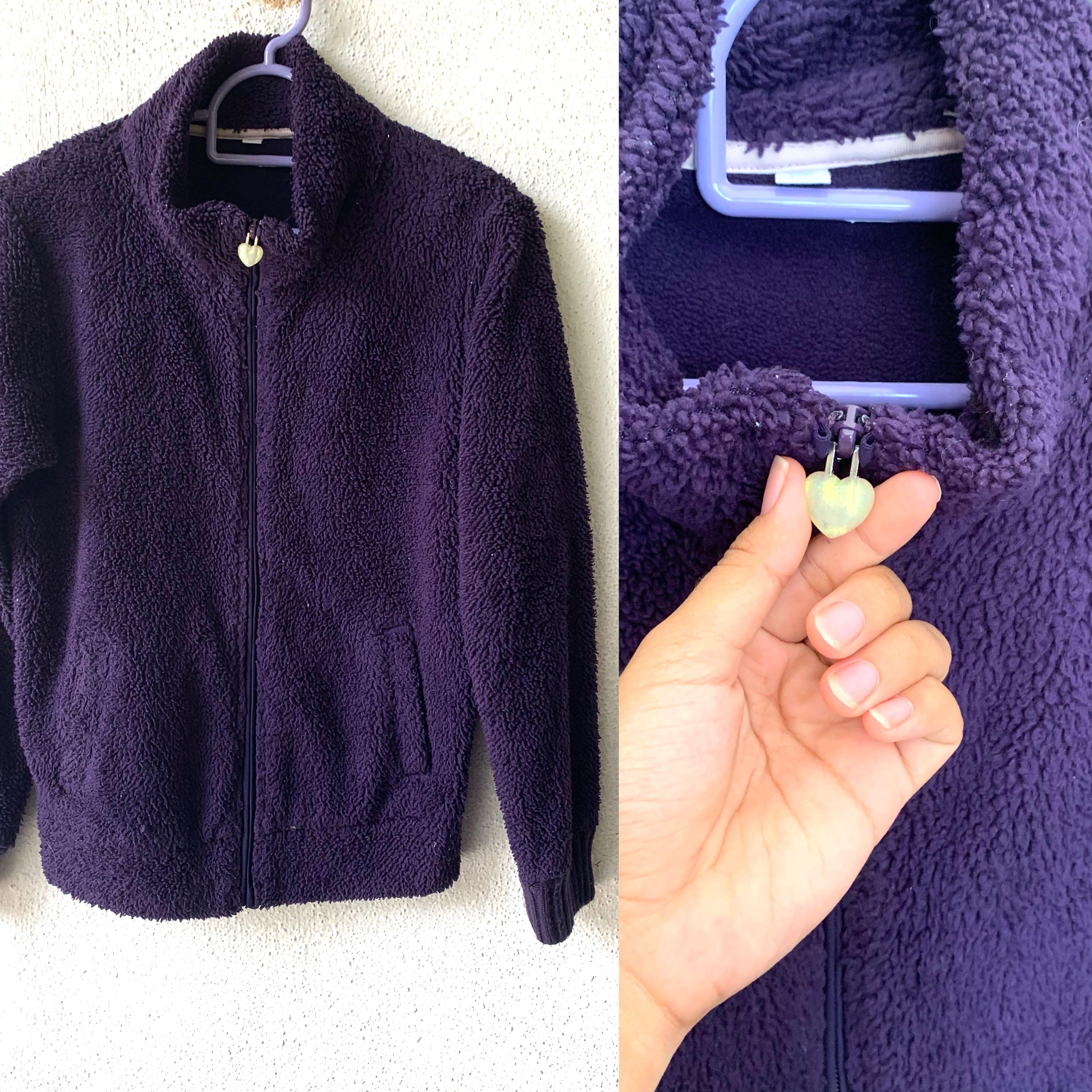 fluffy sweater zip up