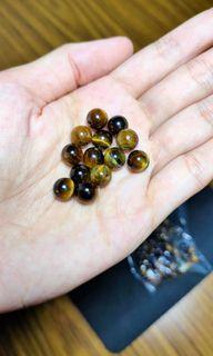 Tiger eye beads+FREE charms #1010New
