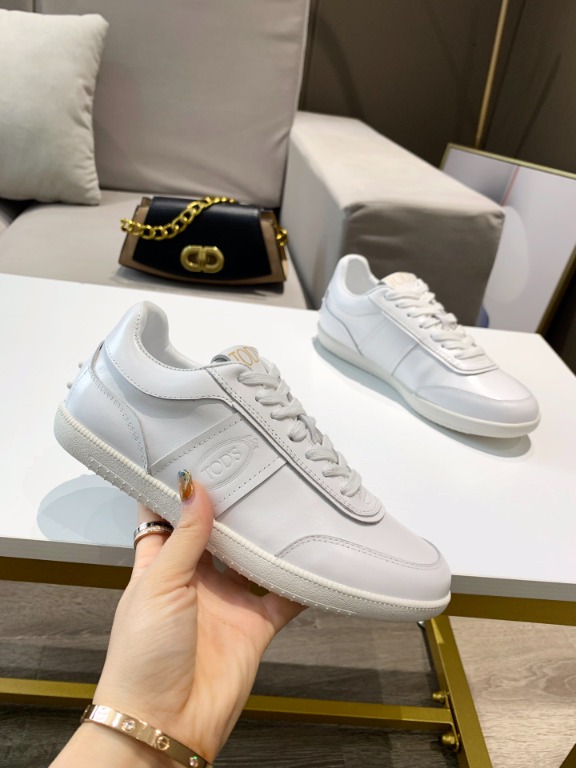 Tods shop leather sneakers
