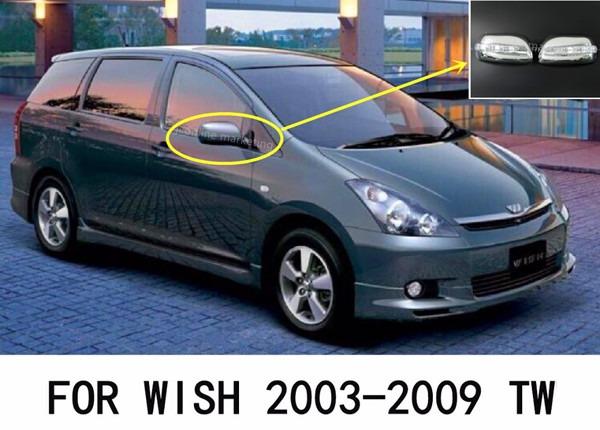 Toyota Wish Nfl Pfl Legend Ane Zne Novel Style Abs Chrome Door Mirror Covers With Led Auto Accessories On Carousell