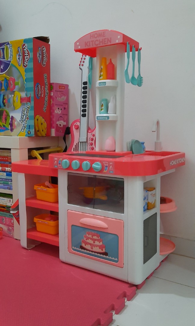 Toys Kingdom Kitchen Play Set Mainan Dapur Masakan Anak Toys