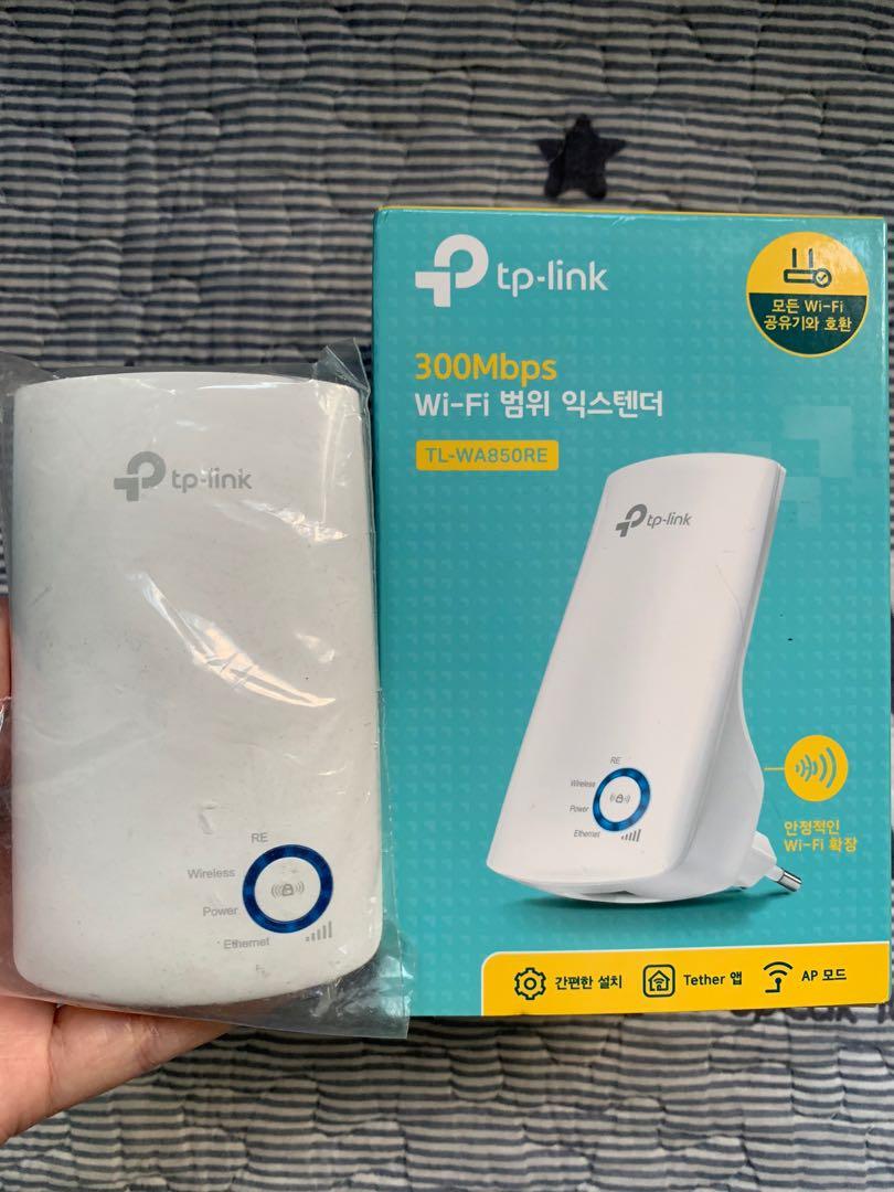 Tp Link Wi Fi Extender Repeater Tl Wa850re Plus Booster Wifi Range 300mbps Computers Tech Parts Accessories Networking On Carousell
