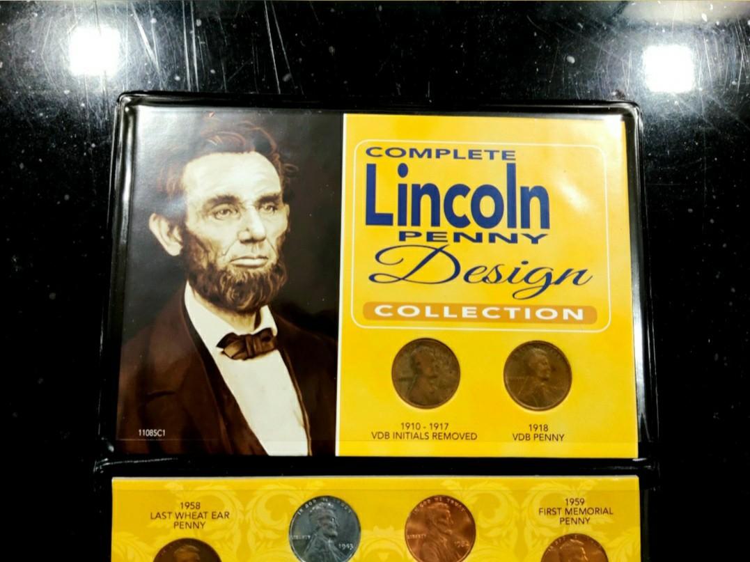 US Complete Lincoln Penny Design Collection Coin Set(1), Hobbies & Toys