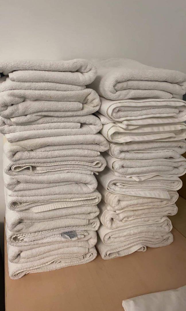 Used hotel towels store