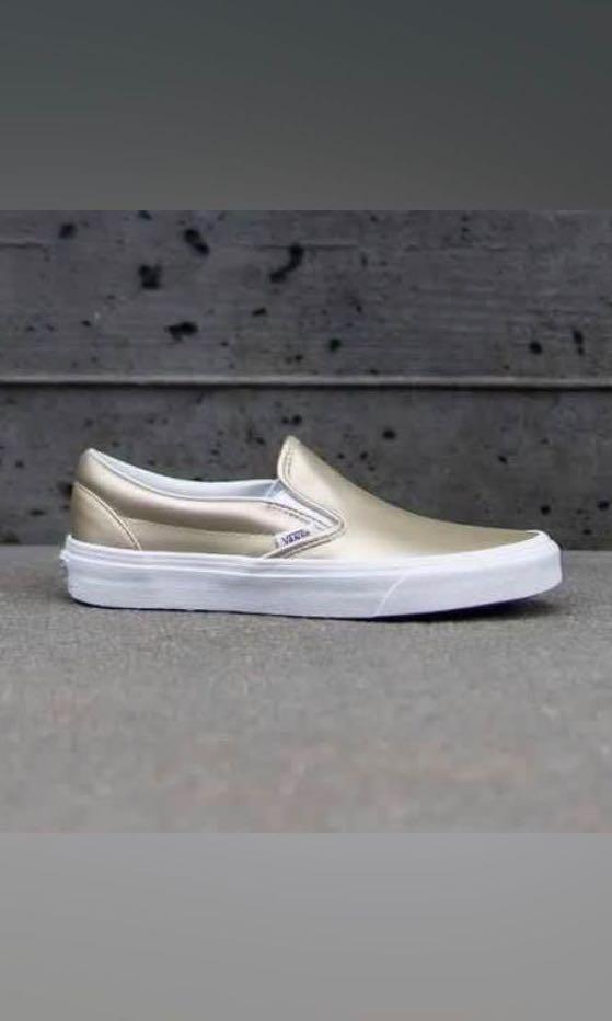 Grey rose gold vans clearance