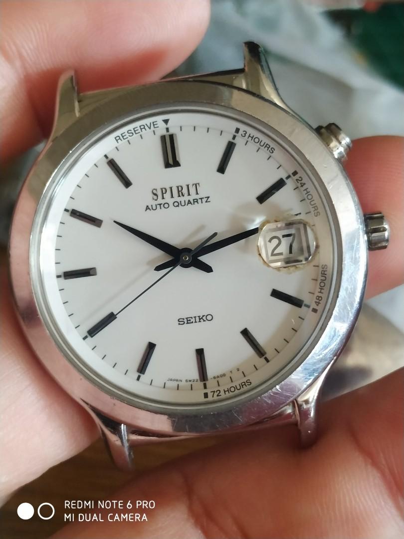 Vintage Seiko spirit Auto quartz gent watch, Men's Fashion, Watches &  Accessories, Watches on Carousell