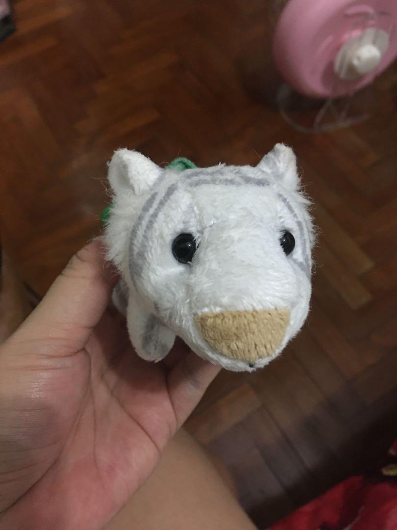 White tiger new arrivals keychain