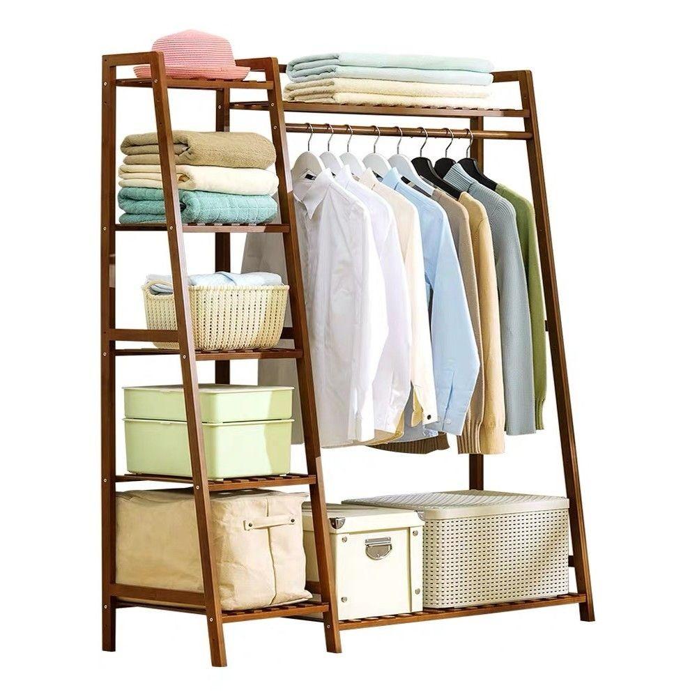 Wooden Clothes Rack Clothes Storage Clothes Wardrobe Cabinet Hanging Rack Postage Only Home Furniture Furniture On Carousell