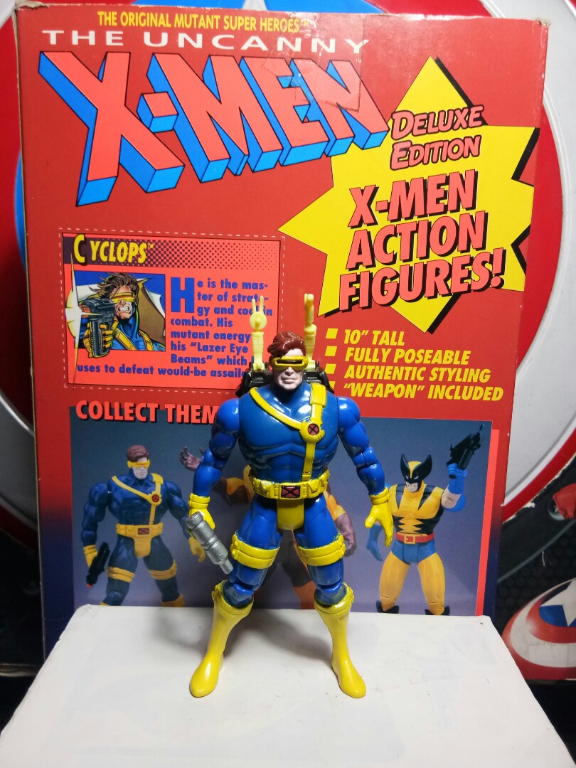 Working Lights 1993 ToyBiz Marvel The Uncanny X-men Cyclops Action