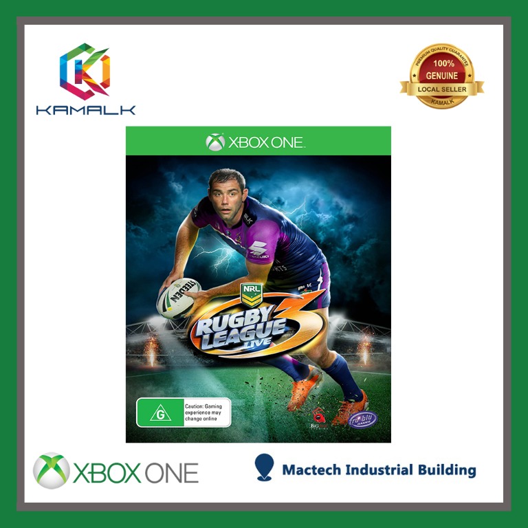 Xbox One Rugby League Live 3 Video Gaming Video Games Xbox on