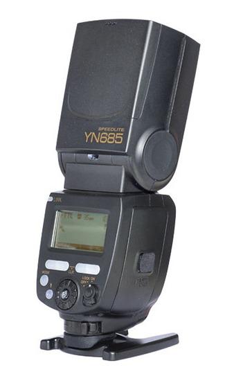 Yongnuo YN685 Speedlite for Cameras (Category: Flashes) located in Marikina City. Submitted by skowshop (Listing ID 1091266006, Image 1). Description: The flash is compatible with Nikon's i-TTL flash system when mounted to the camera and has a powerful guide number of 197' at ISO 100 and 200mm. Benefiting this power is a wide zoom range which will cover 20-200mm in full frame, and a diffuser for wide angle lenses. It also features full bounce wit