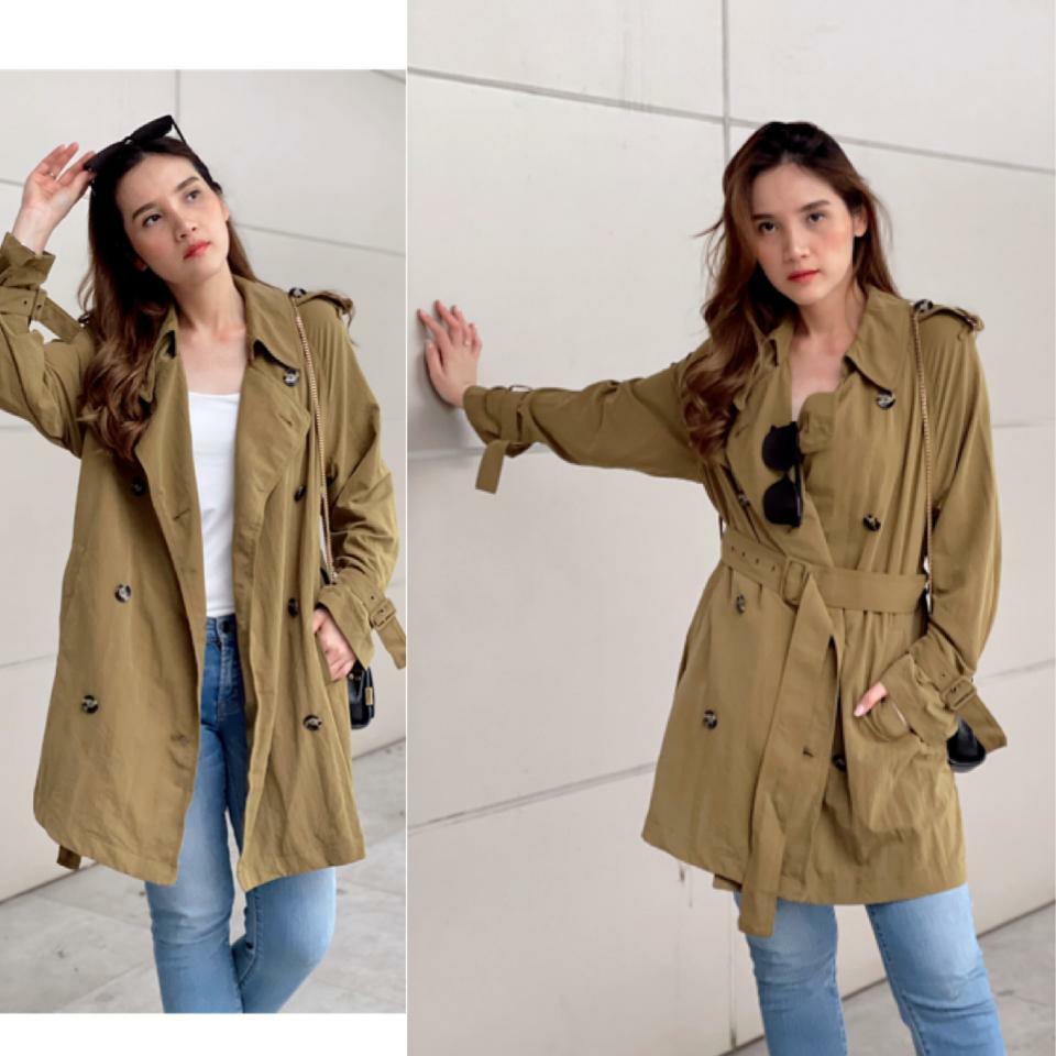 ZARA LIGHTWEIGHT TRENCH COAT
