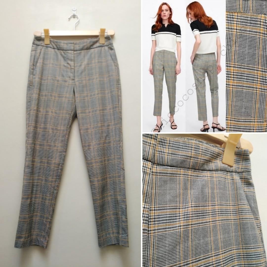 Plaid pants women zara clearance