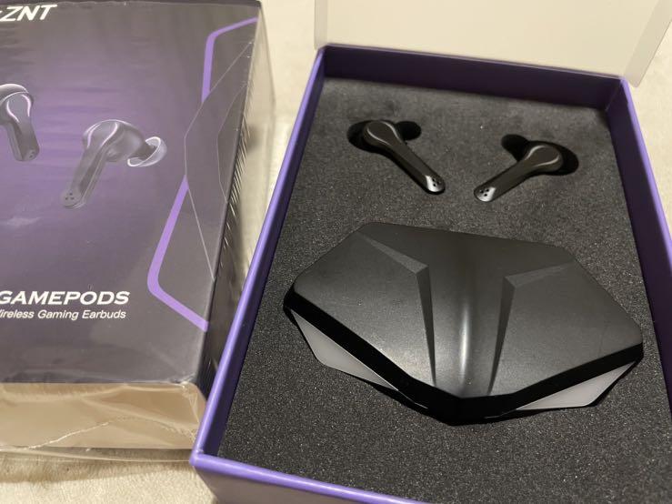 ZNT Wireless Gaming Earbuds with Game Mode Audio Headphones Headsets on Carousell