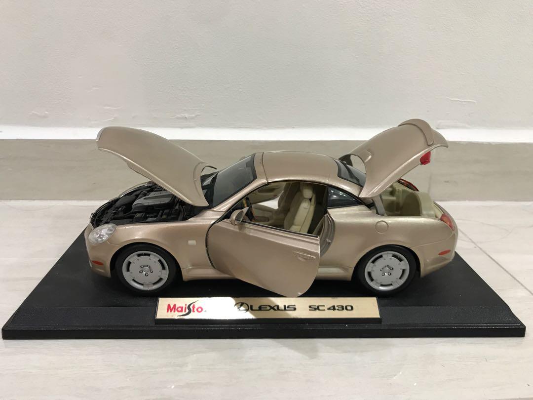 1 18 Maisto Lexus SC 430 Hobbies Toys Toys Games on Carousell