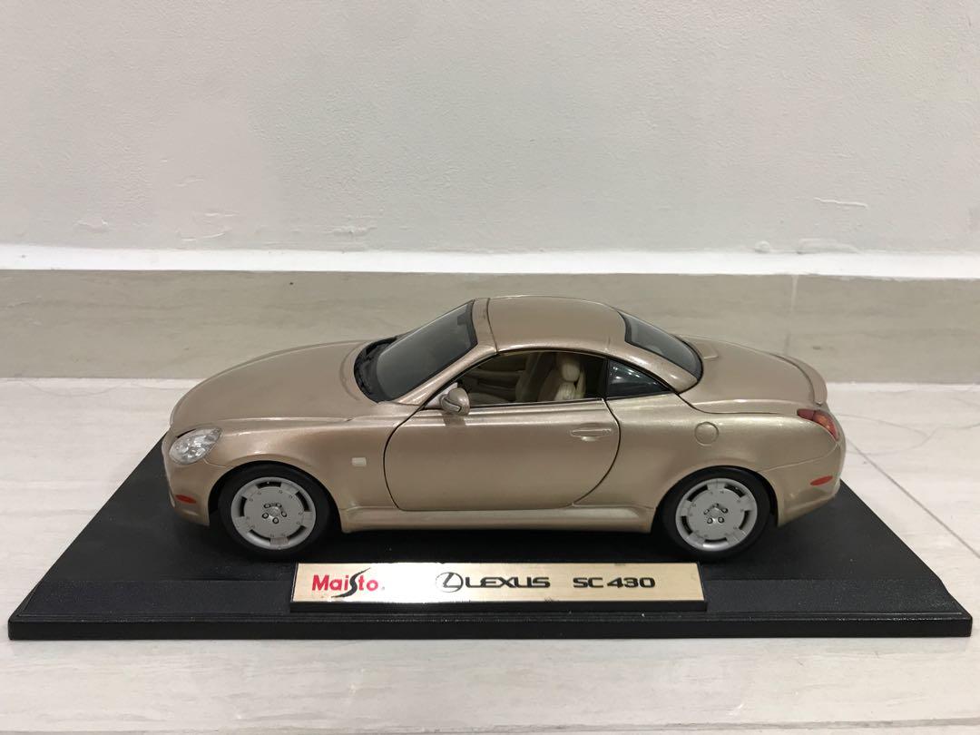 1 18 Maisto Lexus SC 430 Hobbies Toys Toys Games on Carousell