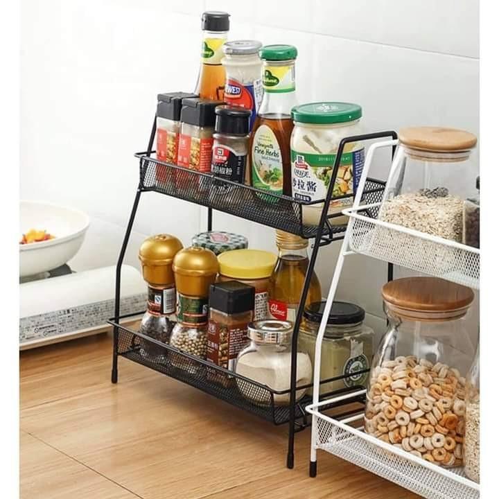 2 Layers Kitchen Bathroom Desk Beauty Makeup Organizer Rack (Category: Storage Boxes & Baskets) located in Manila. Submitted by acinad_ (Listing ID 1085559209, Image 3). Description: Organizer Rack For shipping: - Toktok Message for inquiries!.