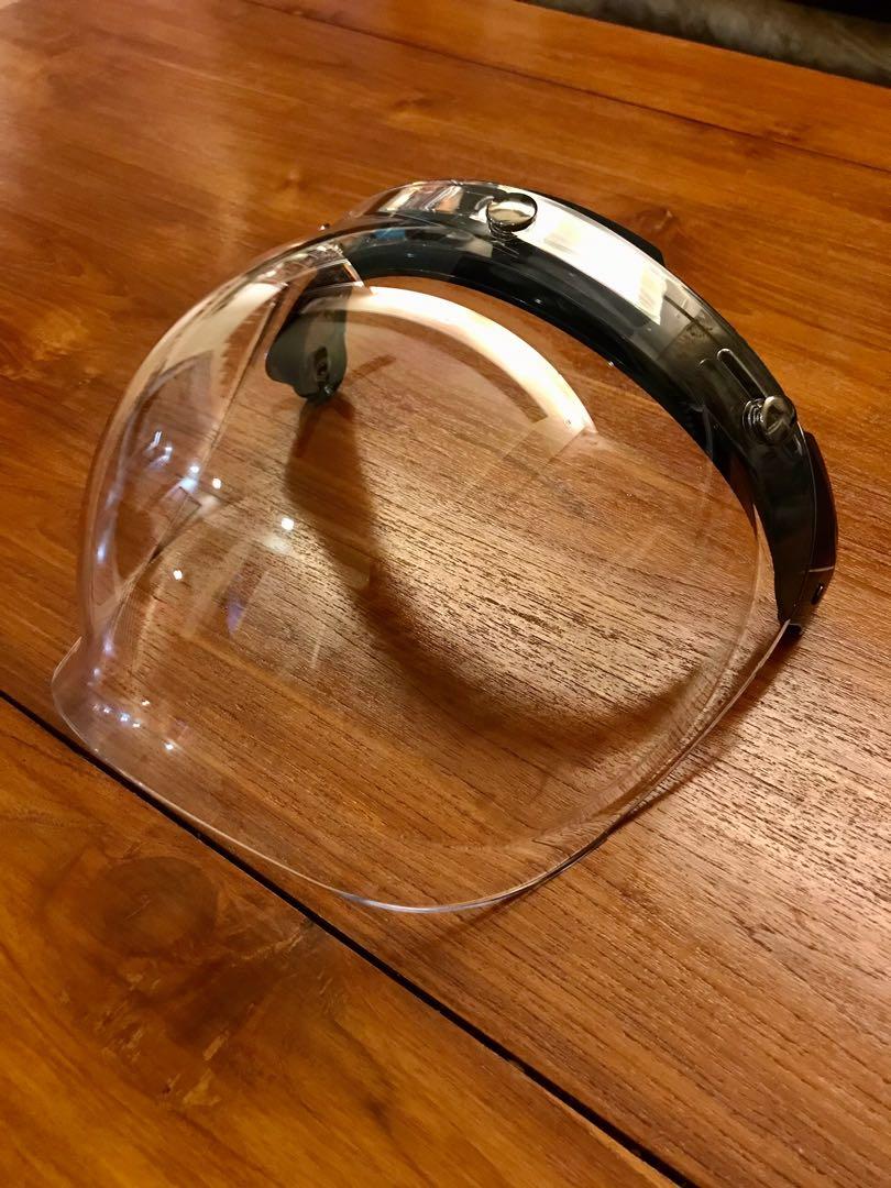 Clear bubble helmet top