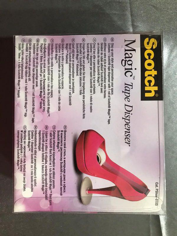 3M Scotch Magic Tape Dispenser Pink High Heel, Hobbies & Toys, Stationery & Craft, Craft
