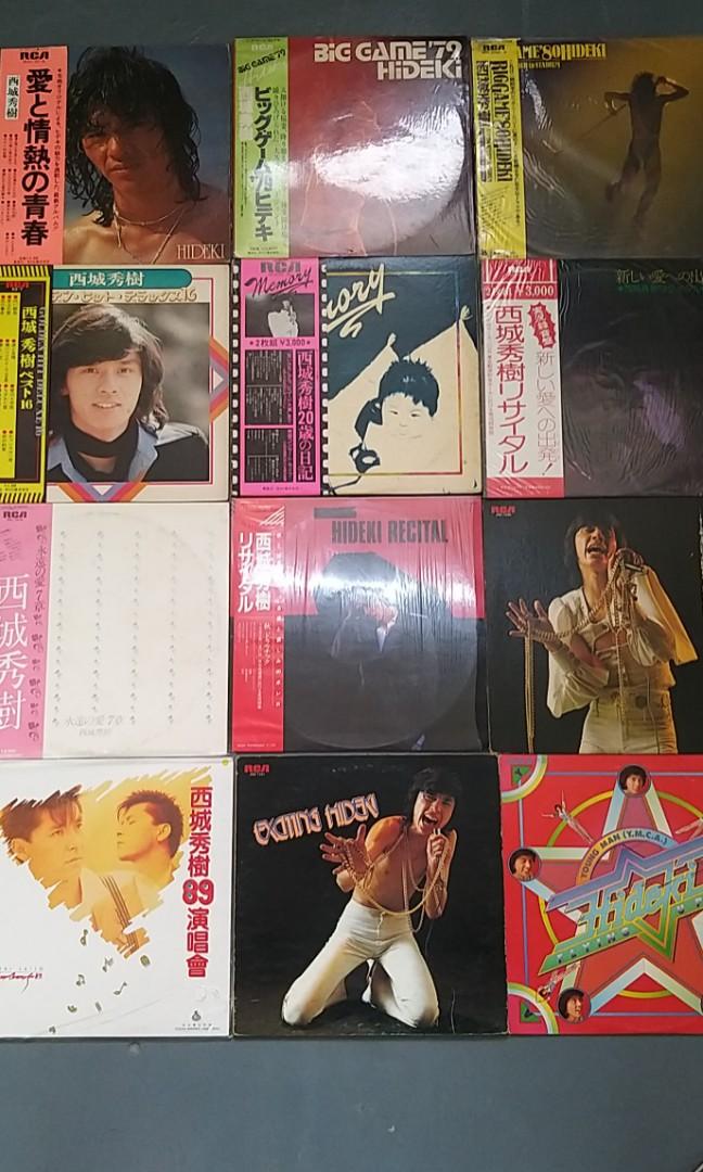 西城秀樹，演唱會黑膠大碟多款, 興趣及遊戲, 音樂樂器u0026 配件, 音樂與 
