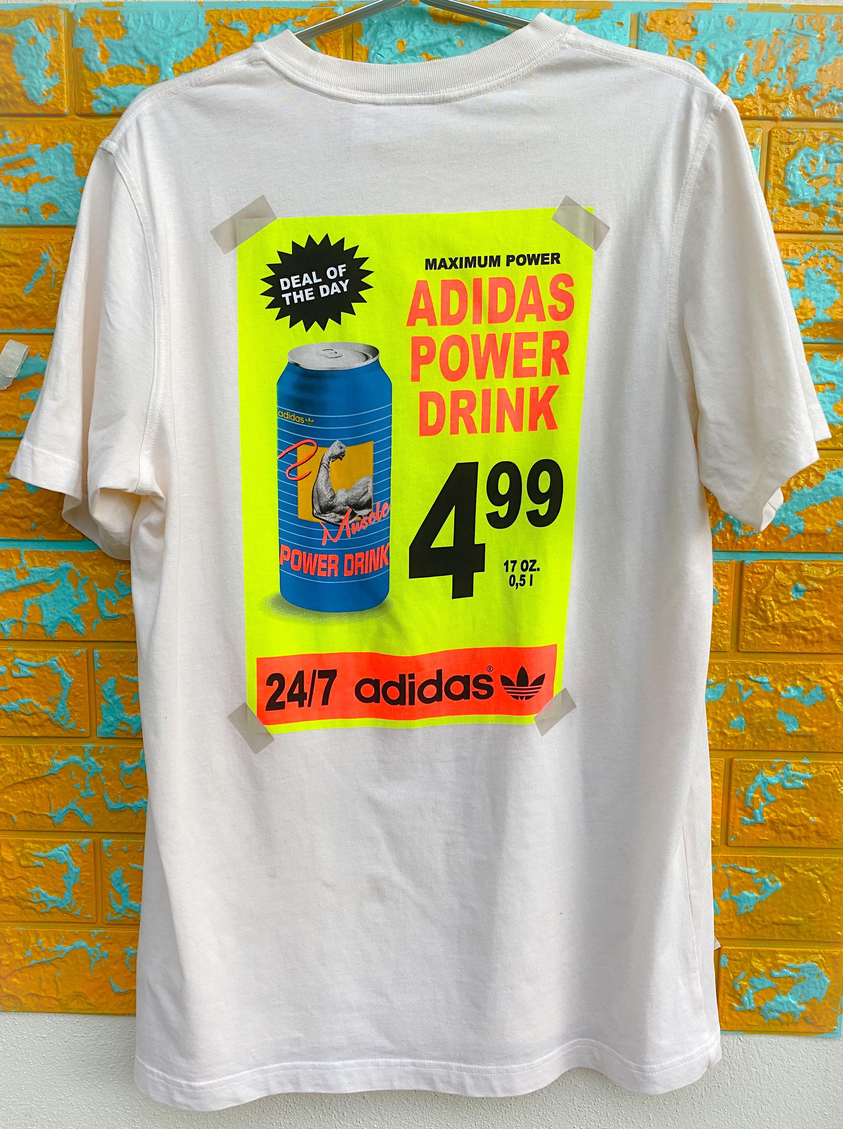 Adidas power drink t 2025 shirt