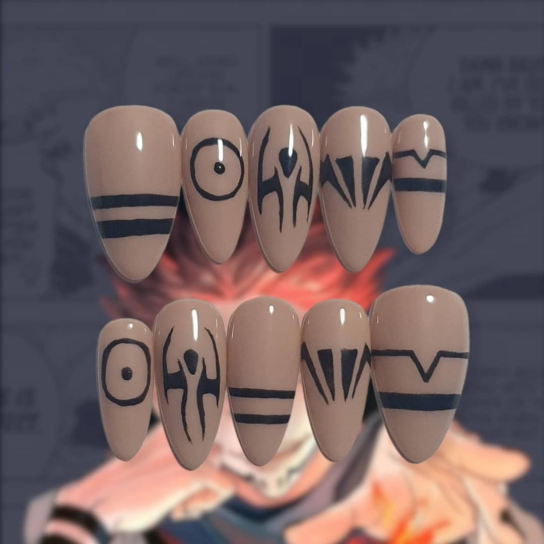 Anime inspired nails | Nägel