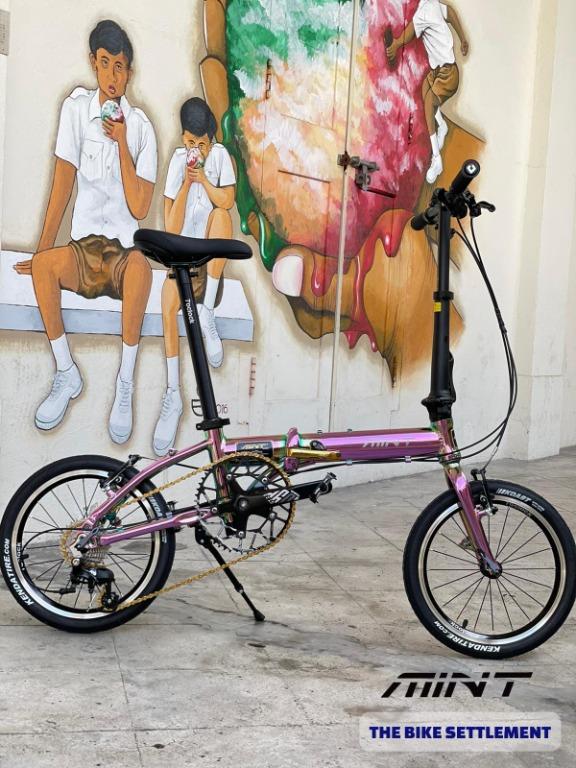Mint foldable bicycle on sale