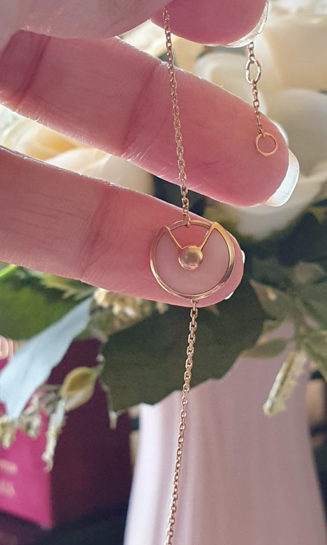 Authentic Cartier Amulette Pink Opal Bracelet Women s Fashion Jewelry Organizers Bracelets on Carousell