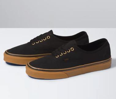 Vans gum outsole authentic hotsell