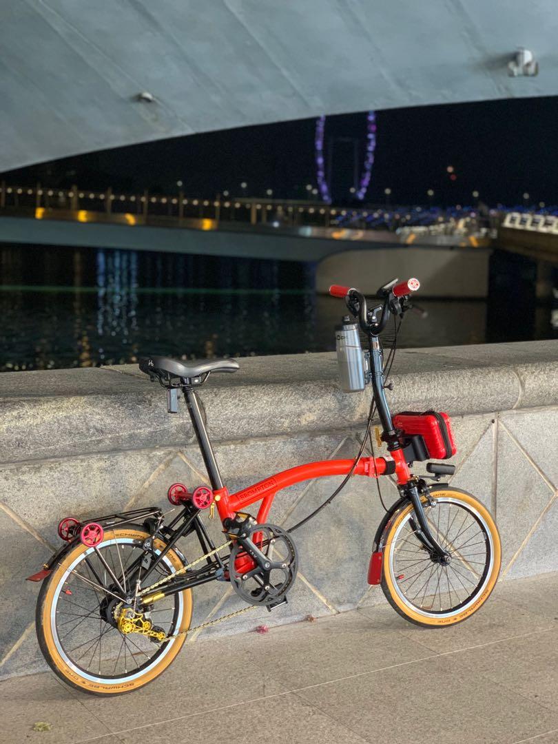 brompton m6l red rocket